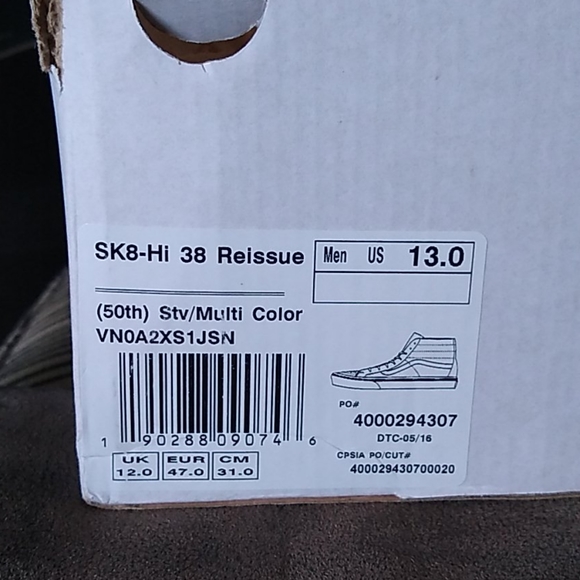 Vans SK8 HI 38 Reissue multi color - Picture 10 of 14